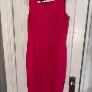 Elegant Pink Sleeveless Dress